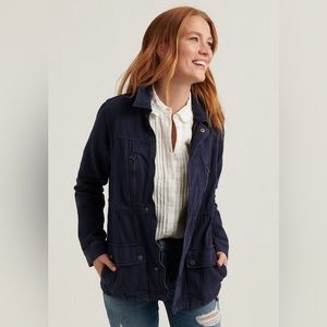 Lucky Brand Navy Laurel Utility Jacket, size M